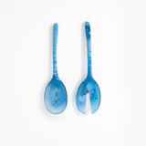 Dinosaur Designs Long Stone Servers in Sky color resin