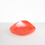 Dinosaur Designs Large Leaf Bowl in Lychee color resin