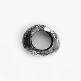 Dinosaur Designs Large Rock Bangle in Black Marble color resin with Wide Fit
