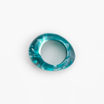 Dinosaur Designs Large Rock Bangle in Lagoon color resin with Wide Fit
