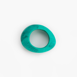Dinosaur Designs Large Rock Bangle in Mineral Swirl color resin with Wide Fit