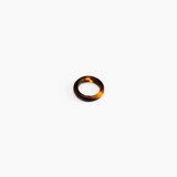 Dinosaur Designs Modern Tribal Band Ring in Tortoise color resin with Wide Fit