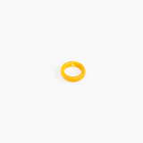 Dinosaur Designs Modern Tribal Band Ring in Honeycomb color resin with Wide Fit