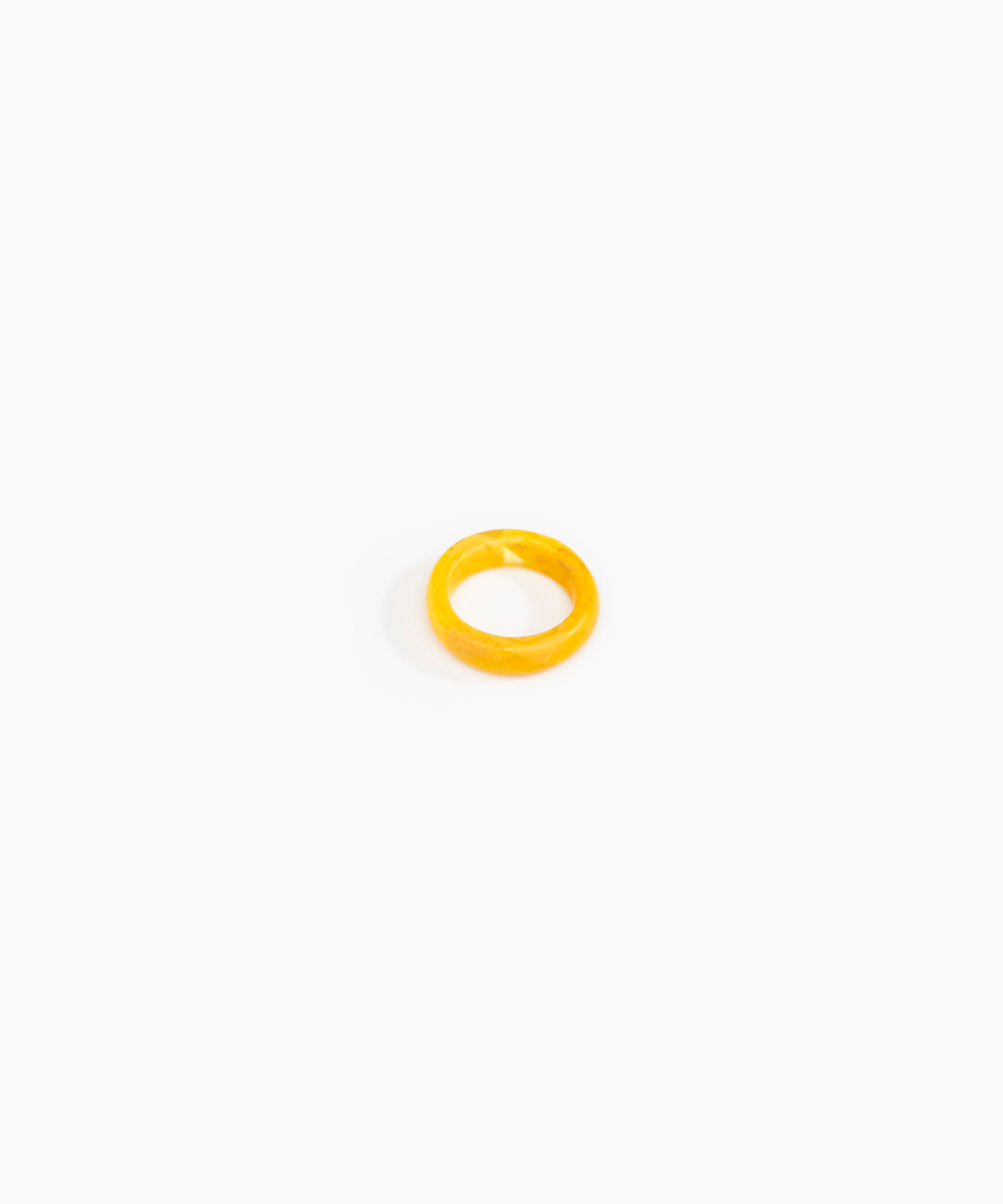 Dinosaur Designs Modern Tribal Band Ring in Honeycomb color resin with Wide Fit