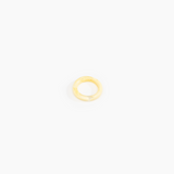 Dinosaur Designs Modern Tribal Band Ring in Lemon color resin with Wide Fit