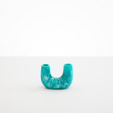 Dinosaur Designs Mini Branch Vase in Lagoon color resin