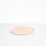 Dinosaur Designs Pebble Plate in Rose Swirl color resin