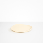 Dinosaur Designs Pebble Plate in Cream color resin