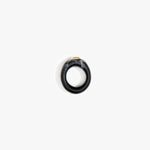 Dinosaur Designs RGRNDRCK Round Rock Ring BLACK MARBLE