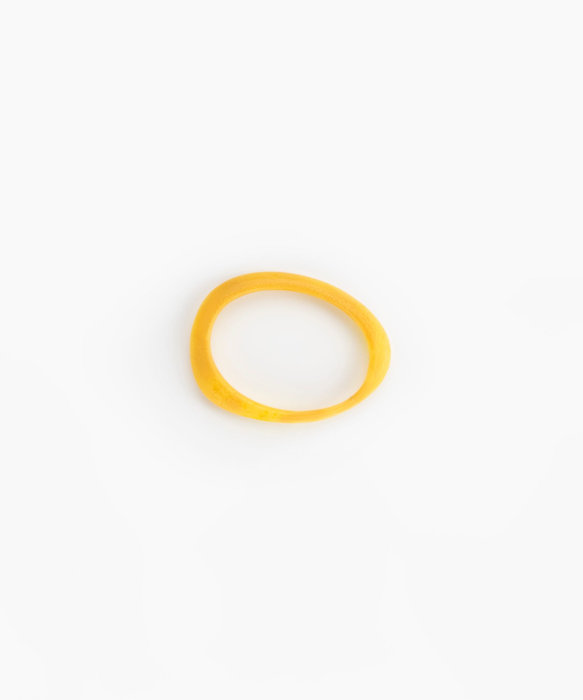 Dinosaur Designs Rock Wishbone Bangle in Honeycomb color resin with Wide Fit