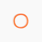 Dinosaur Designs Polished Classic Wishbone Bangle in Lychee color resin with Regular Fit