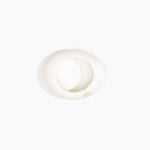 Dinosaur Designs Medium Rock Bangle in Chalk Swirl color resin with Wide Fit