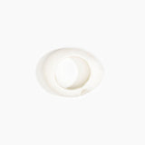 Dinosaur Designs Medium Rock Bangle in Chalk Swirl color resin with Wide Fit