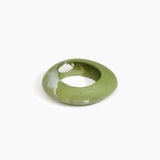 Dinosaur Designs SBRCKMED Medium Rock Bangle OLIVE