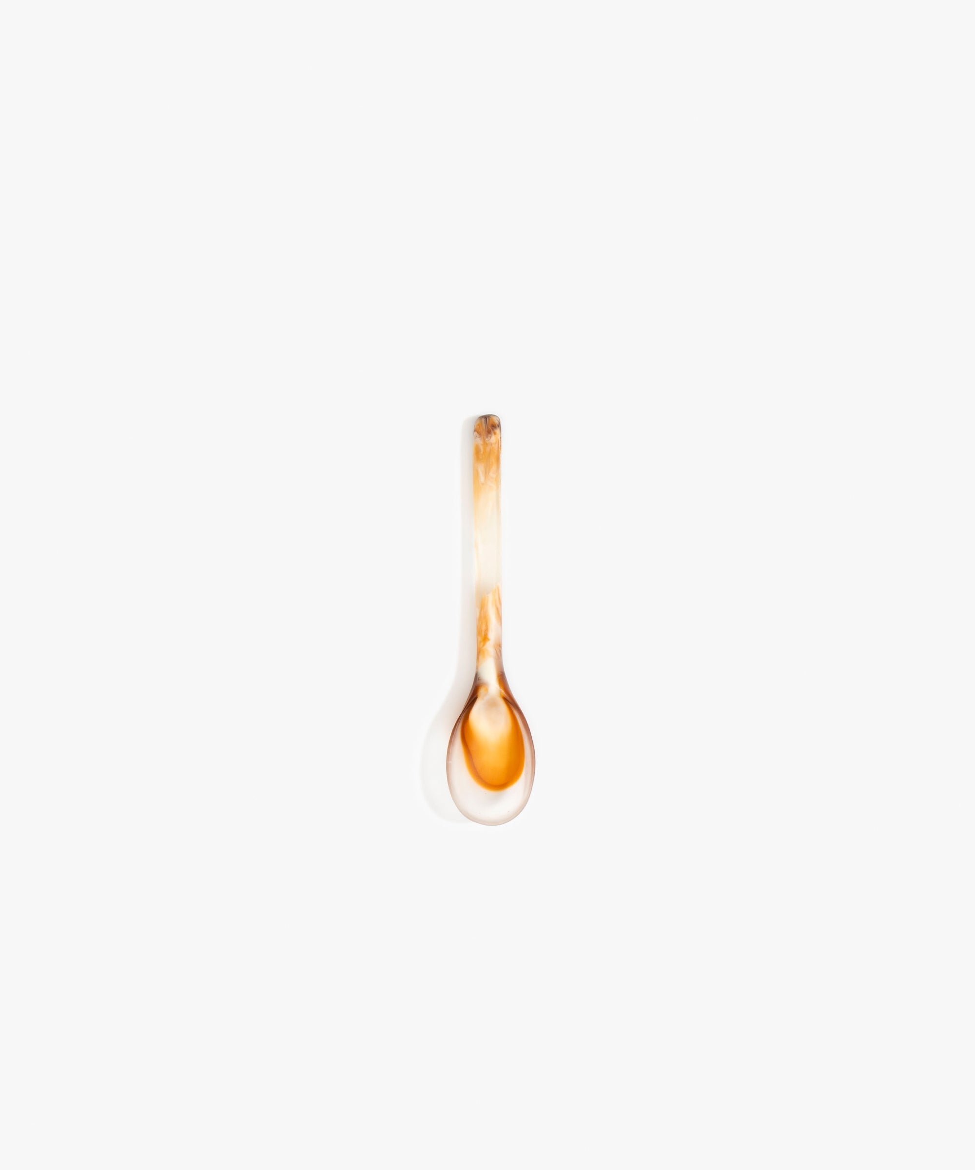 Dinosaur Designs Stone Spoon in Light Horn color resin