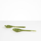 Dinosaur Designs SVSSTOLNG Long Stone Servers OLIVE