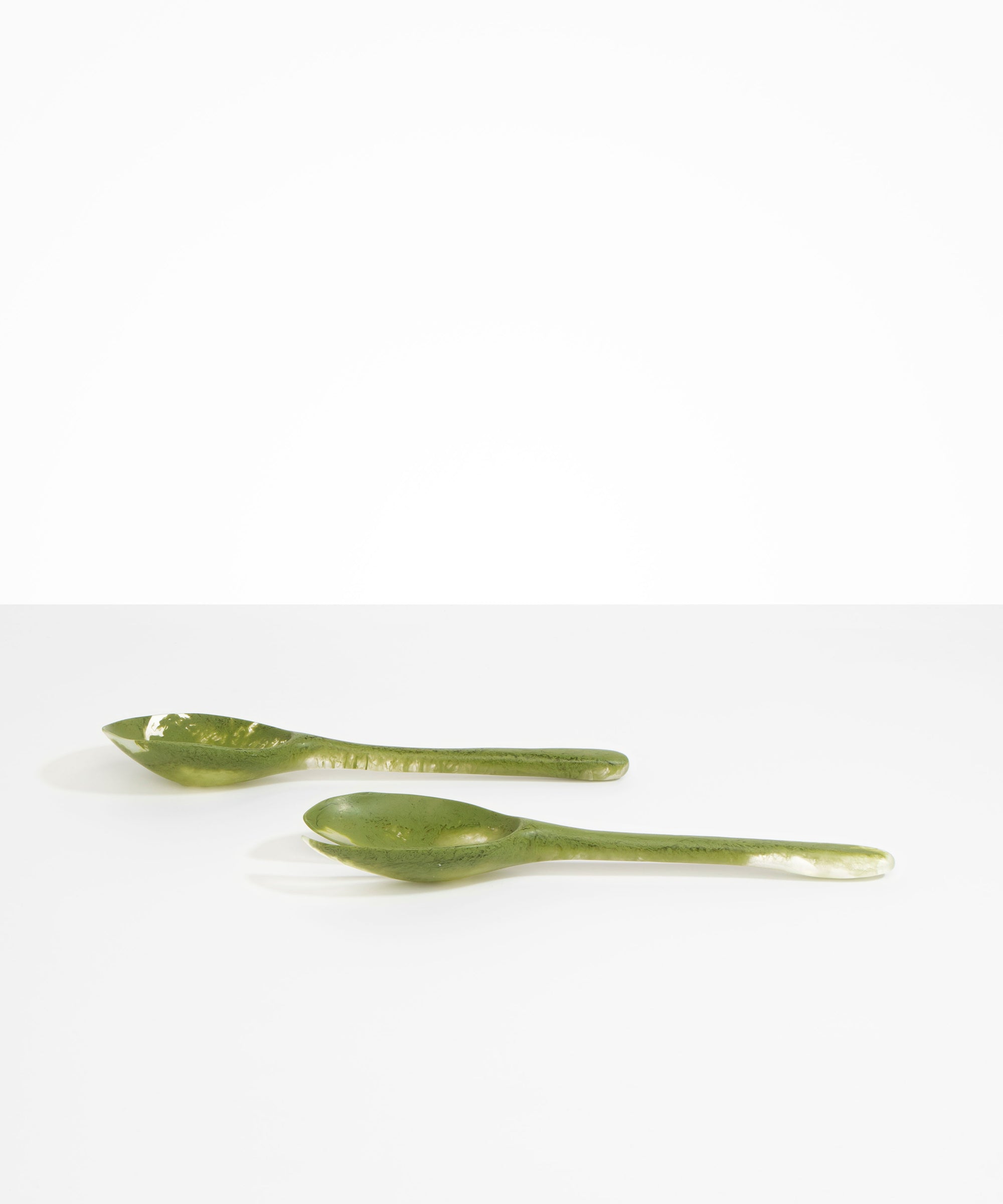 Dinosaur Designs SVSSTOLNG Long Stone Servers OLIVE