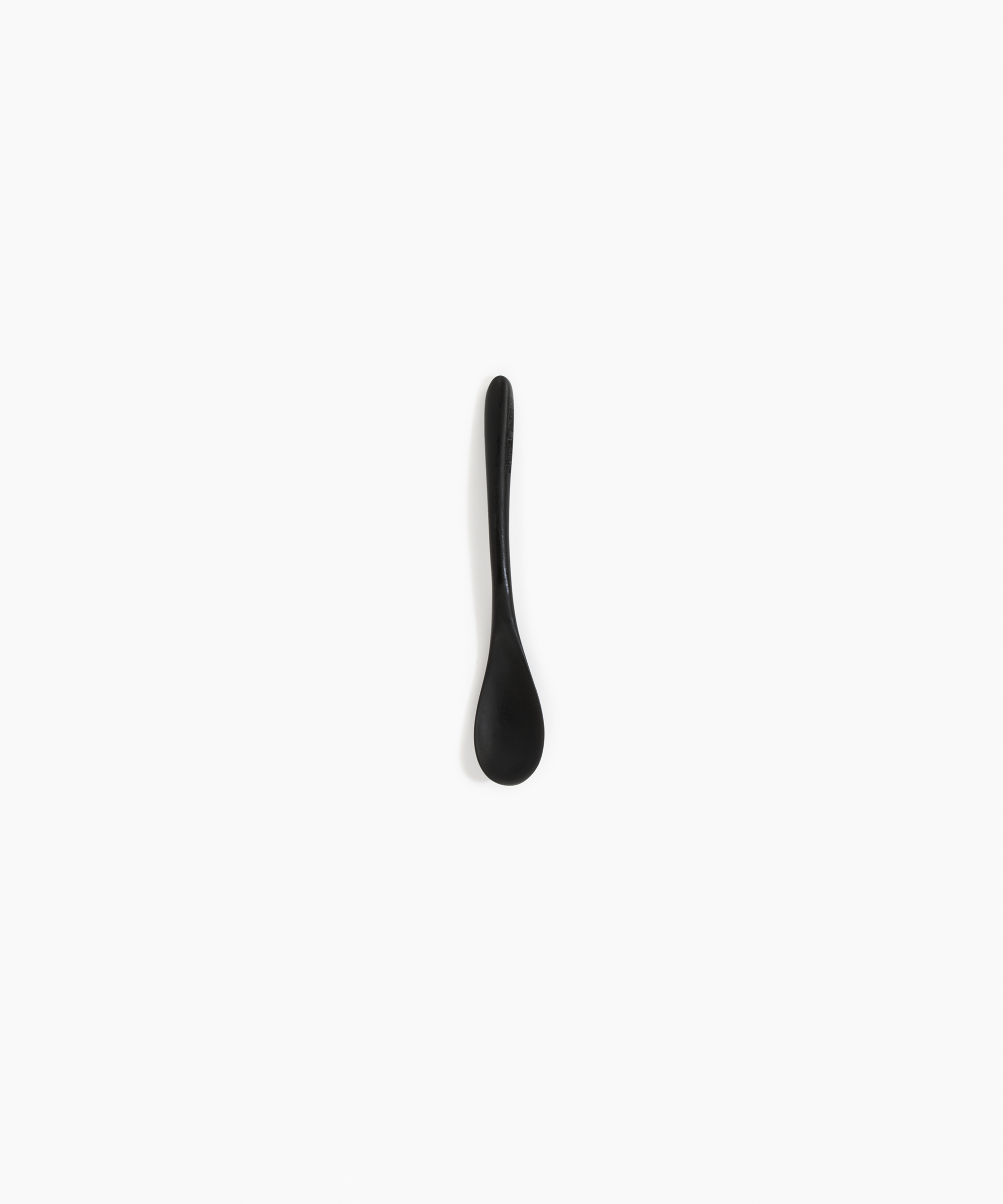 Dinosaur Designs Shell Spoon in Black color resin
