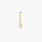 Dinosaur Designs Shell Spoon in Sandy Pearl color resin