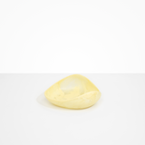 Dinosaur Designs Small Leaf Bowl in Lemon color resin