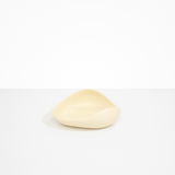 Dinosaur Designs Small Leaf Bowl in Cream color resin