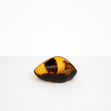 Dinosaur Designs Small Leaf Bowl in Tortoise color resin