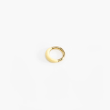 Dinosaur Designs Small Horn Ring in Lemon color resin with Nano-Coated Brass Material