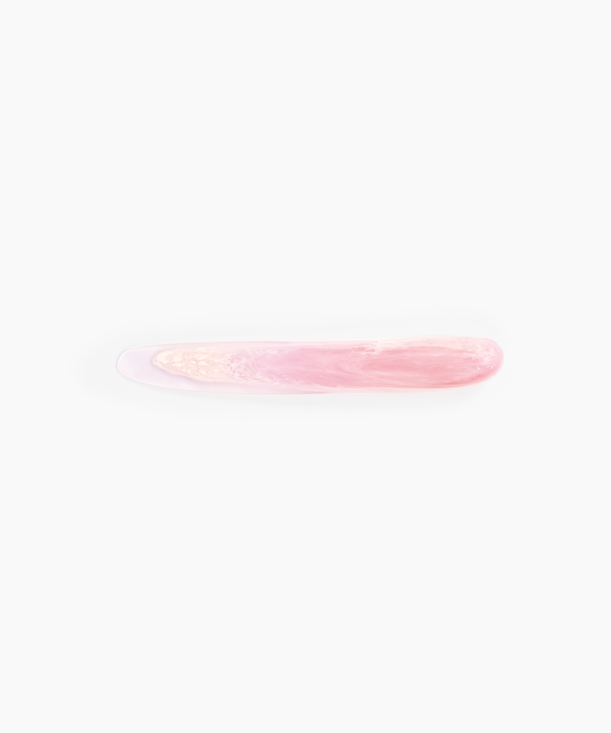Dinosaur Designs Stone Cheese Knife in Shell Pink color resin