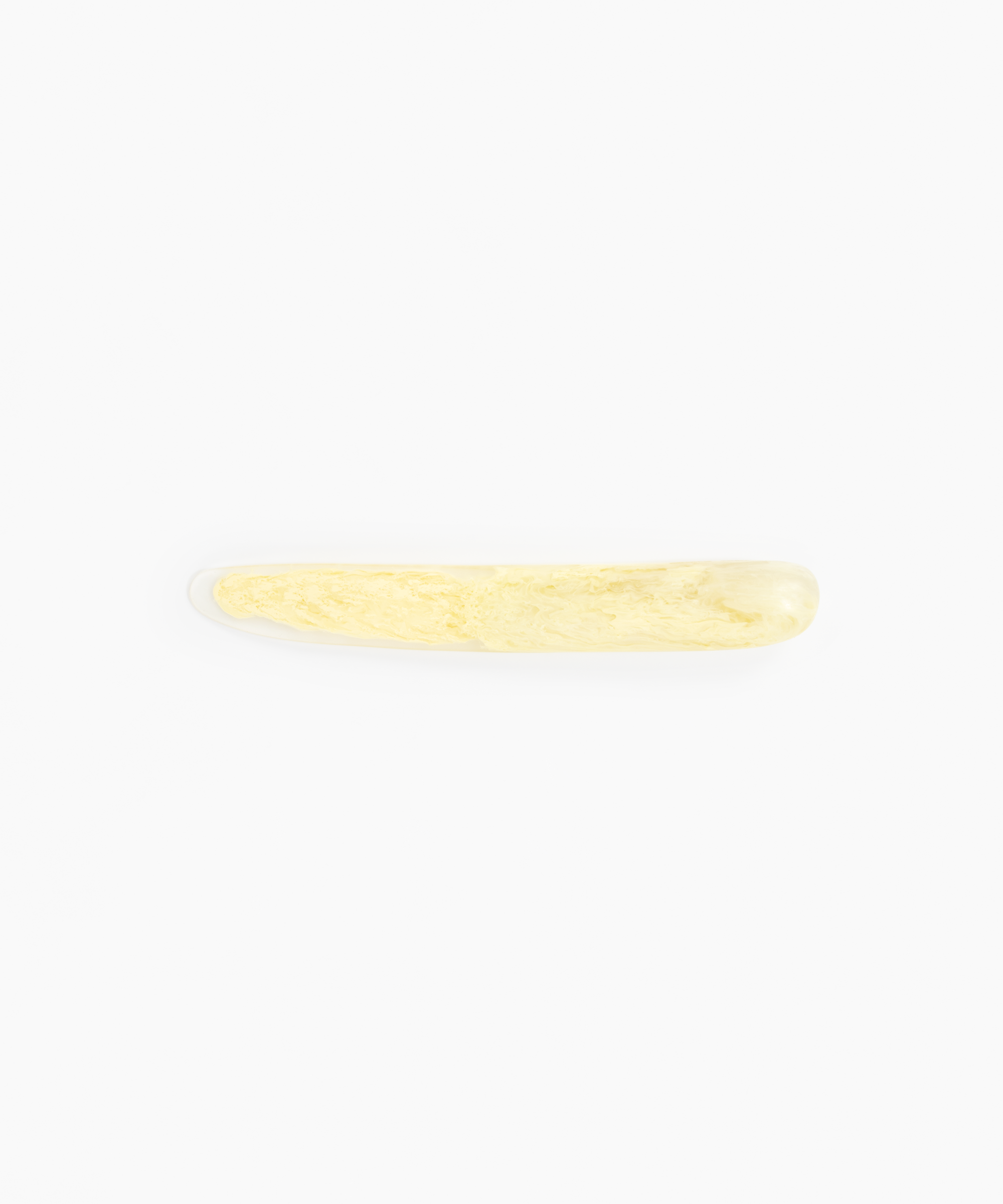 Dinosaur Designs Stone Cheese Knife in Lemon color resin