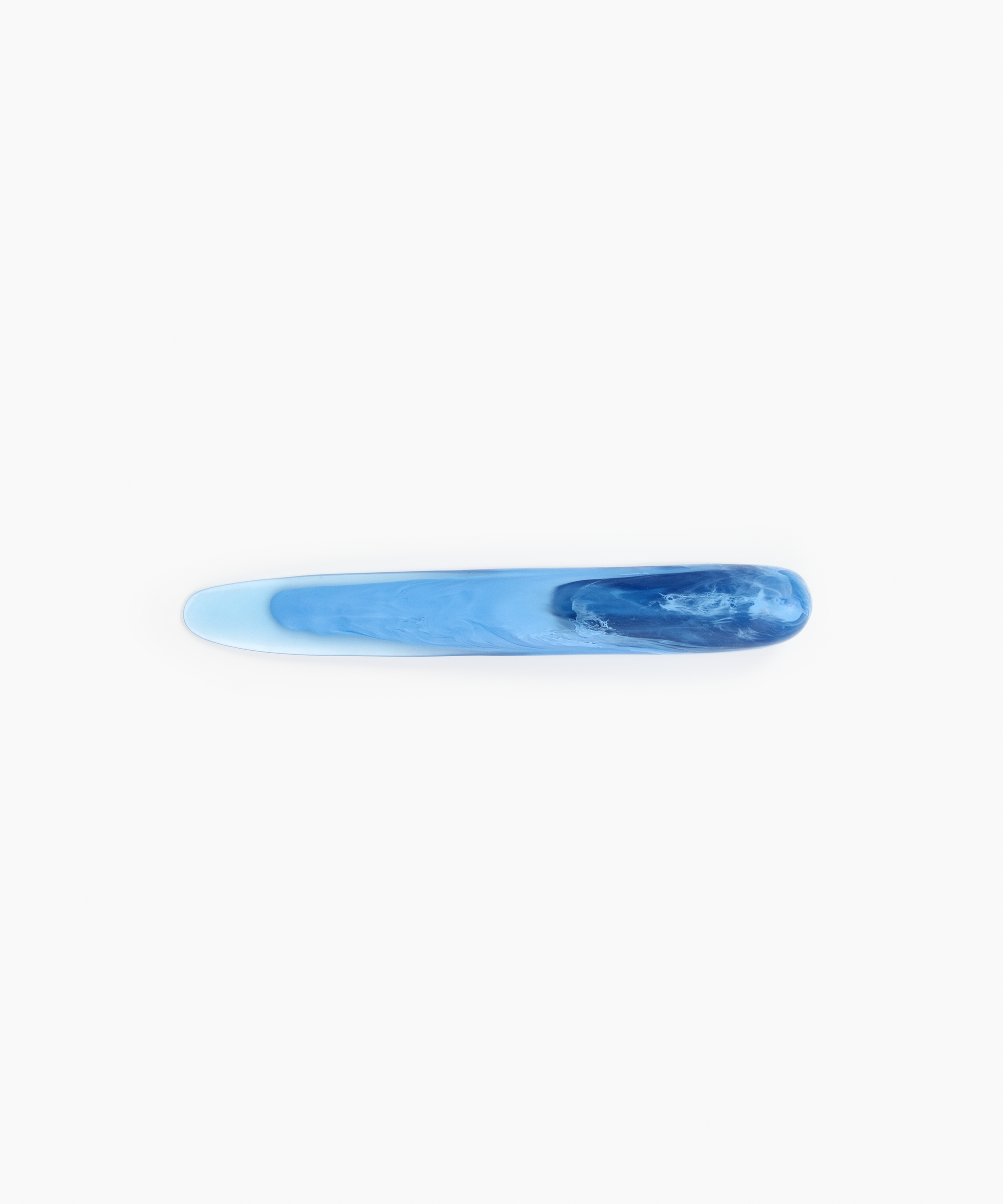 Dinosaur Designs Stone Cheese Knife in Sky color resin