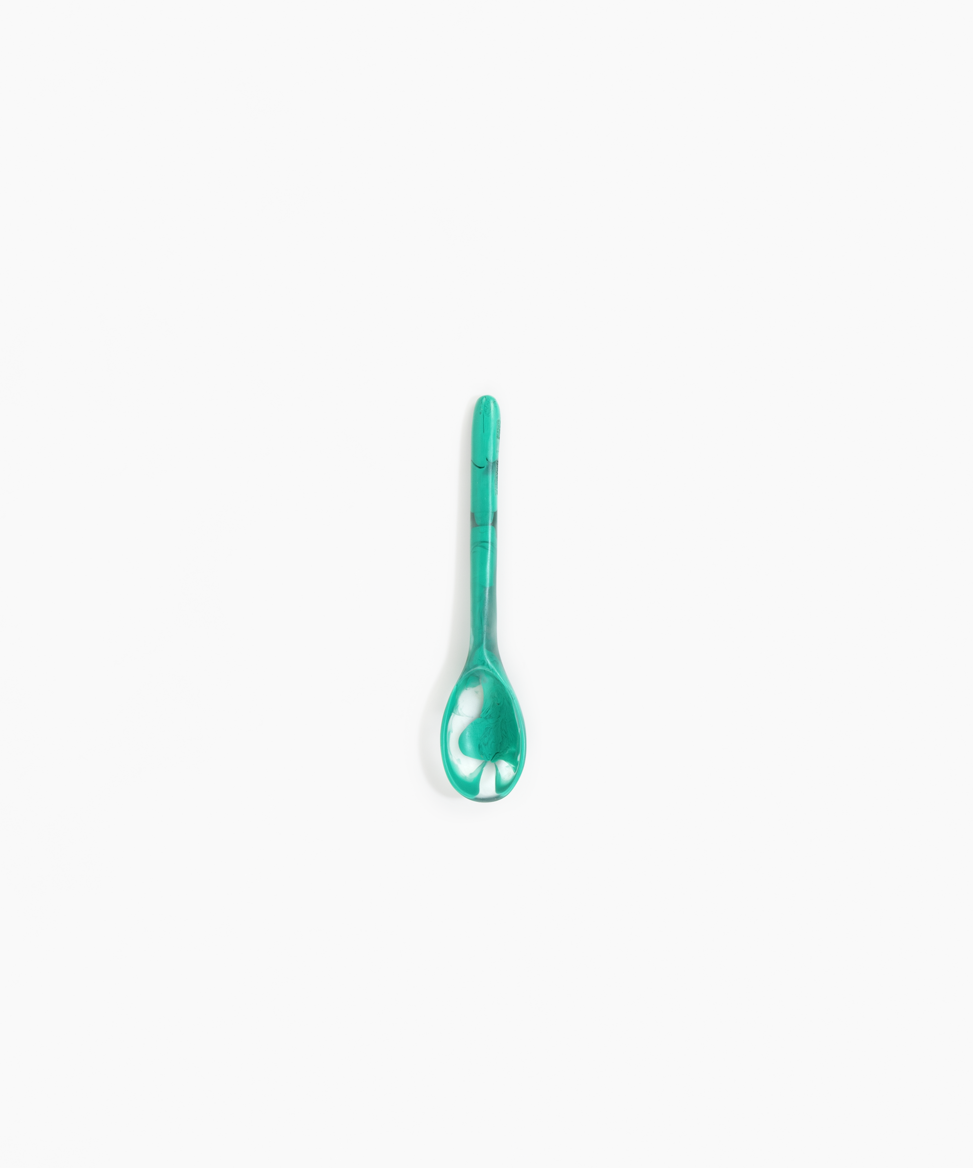 Dinosaur Designs Stone Spoon in Mineral Swirl color resin