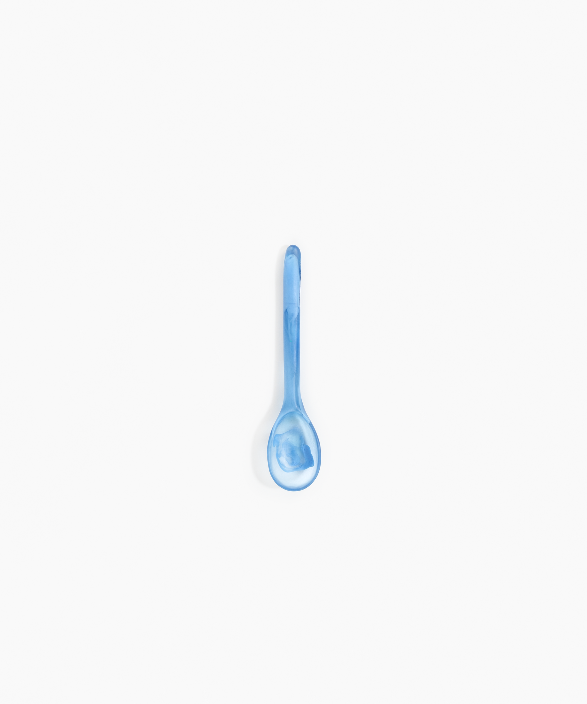 Dinosaur Designs Stone Spoon in Sky color resin