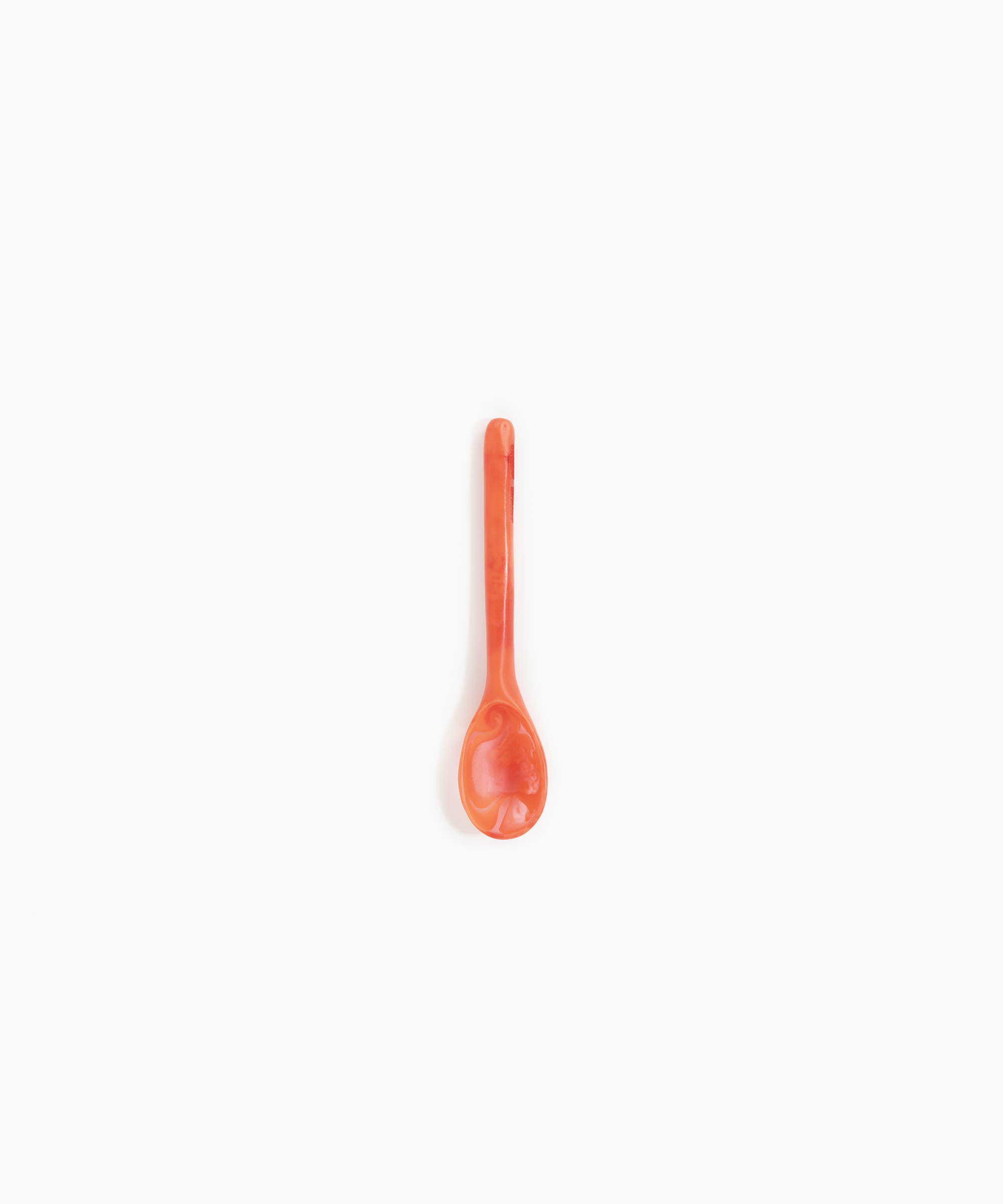 Dinosaur Designs Stone Spoon in Lychee color resin