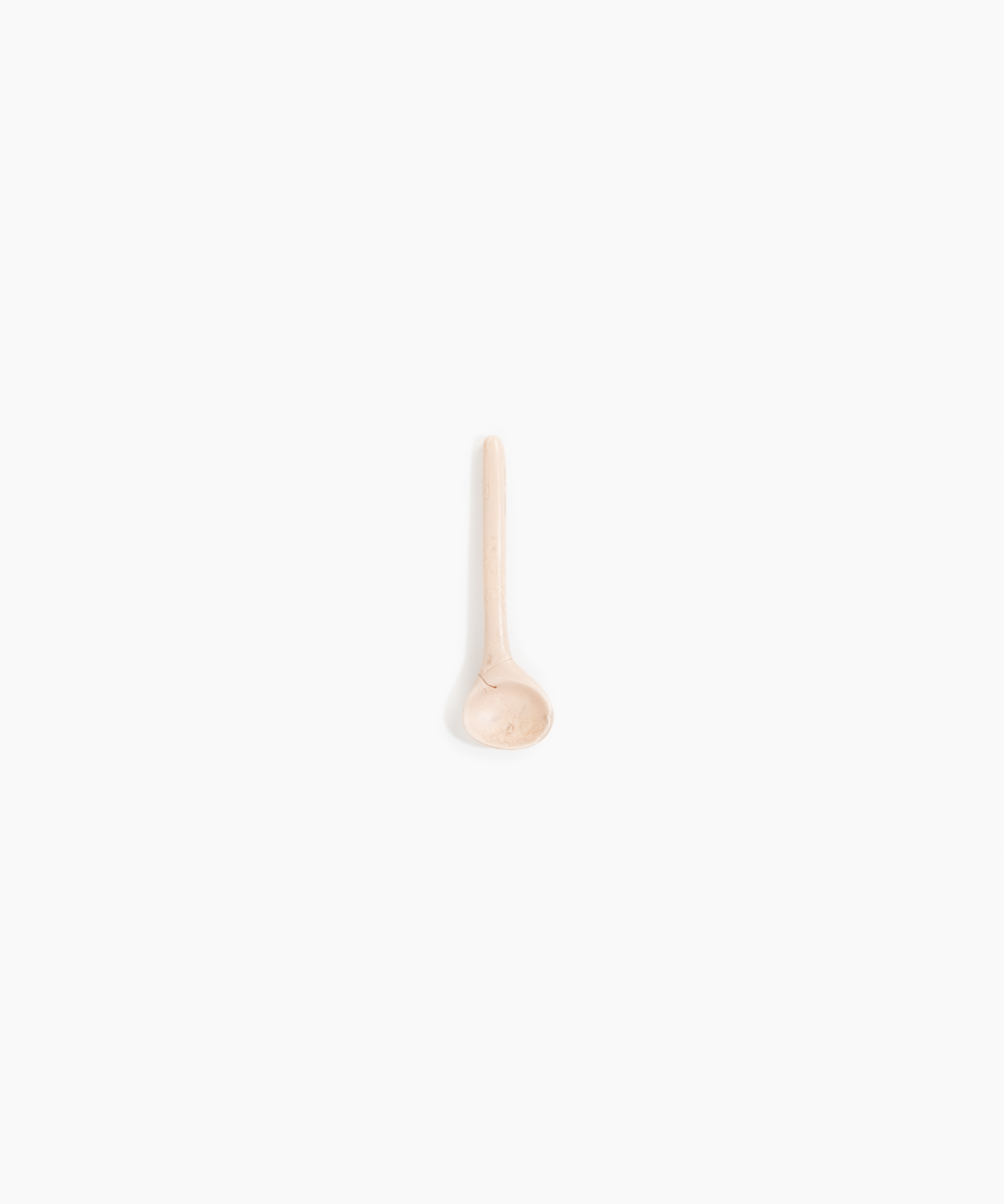 Dinosaur Designs Temple Spoon in Rose Swirl color resin