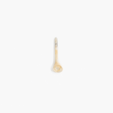 Dinosaur Designs Temple Spoon in Sandy Pearl color resin