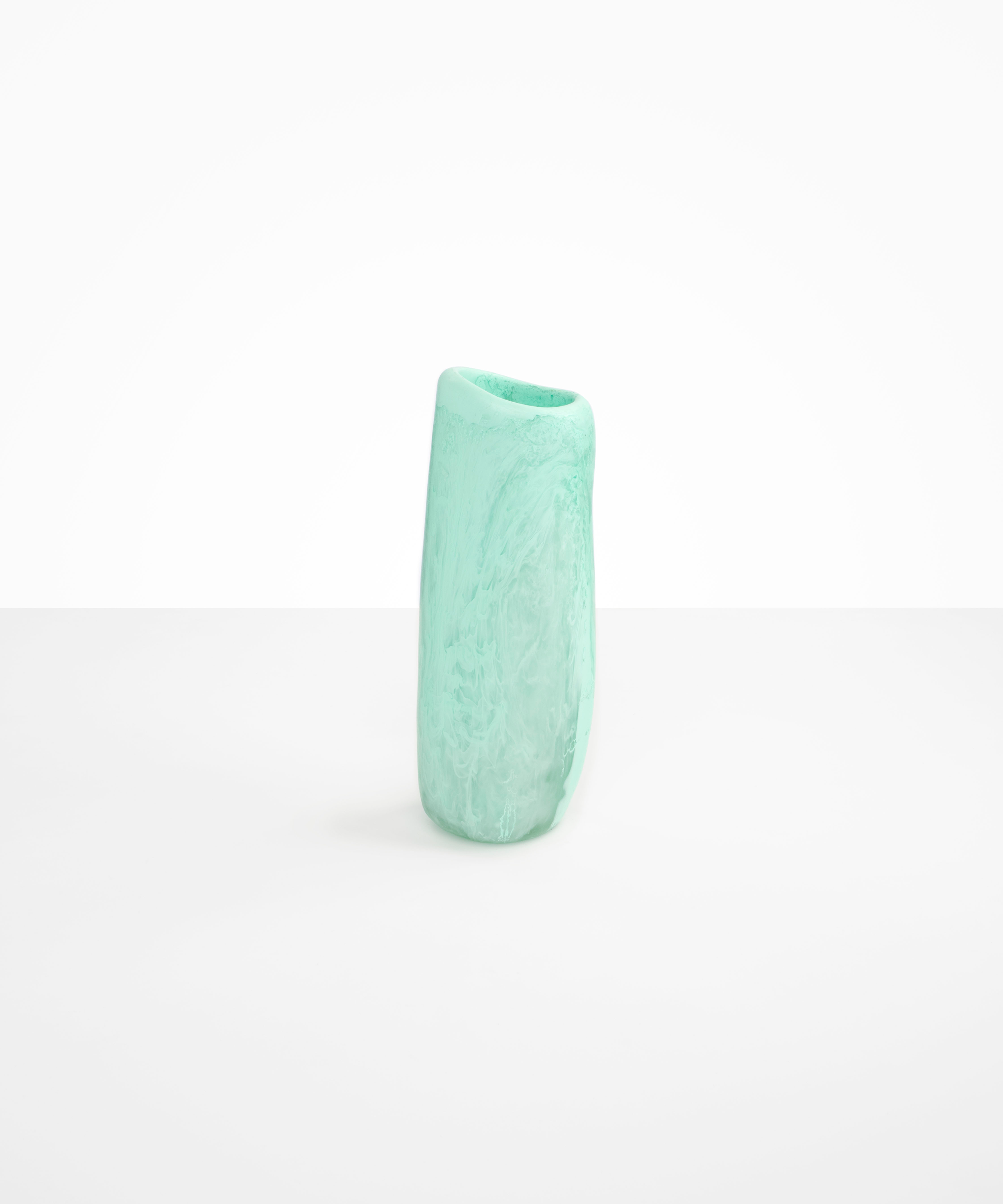 Dinosaur Designs Temple Vase Vases in Mint Colour resin
