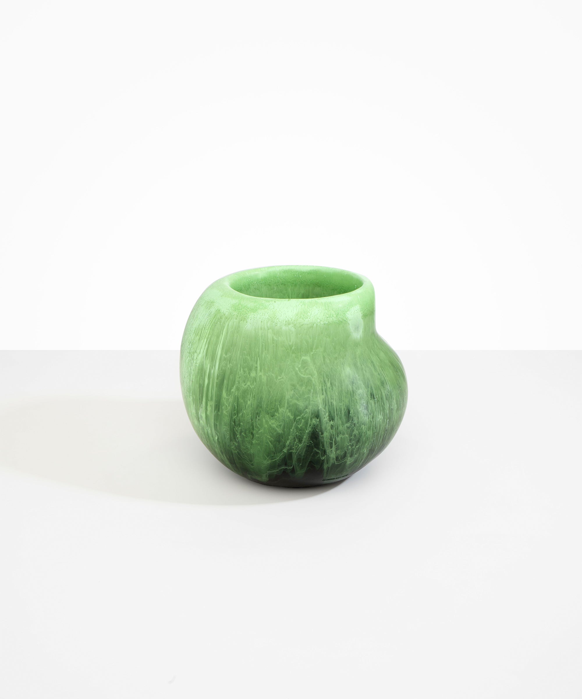 Dinosaur Designs Large Moss Vase Vases in Moss Colour resin
