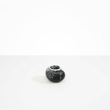Dinosaur Designs Small Moss Vase in Black Marble color resin