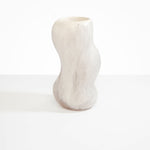Dinosaur Designs Valley Vase in Chalk Swirl color resin