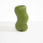 Dinosaur Designs Valley Vase in Olive color resin