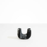 Dinosaur Designs Mini Branch Vase in Black Marble color resin