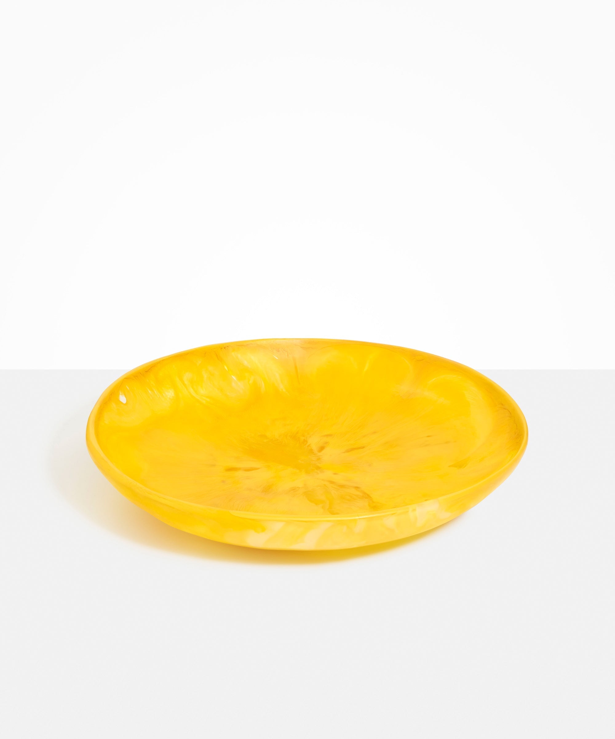 Dinosaur Designs Atelier Salad Bowl in Honeycomb color resin