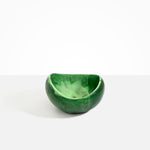 Dinosaur Designs Large Beetle Bowl in Moss color resin