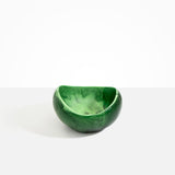 Dinosaur Designs Large Beetle Bowl in Moss color resin