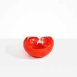 Dinosaur Designs Large Beetle Bowl in Poppy color resin