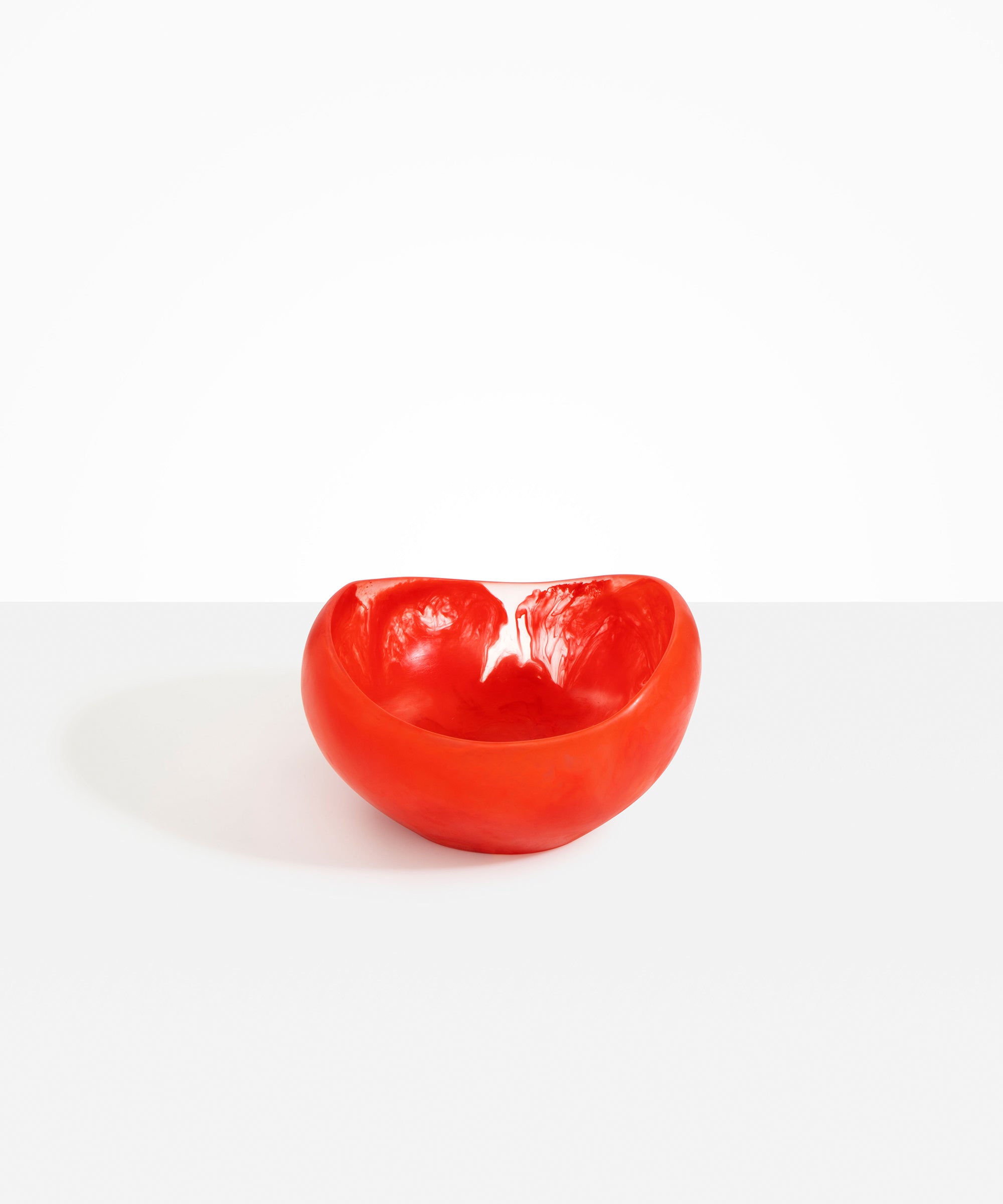 Dinosaur Designs Large Beetle Bowl in Poppy color resin