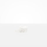 Dinosaur Designs Small Branch Bowl in Snow Swirl color resin