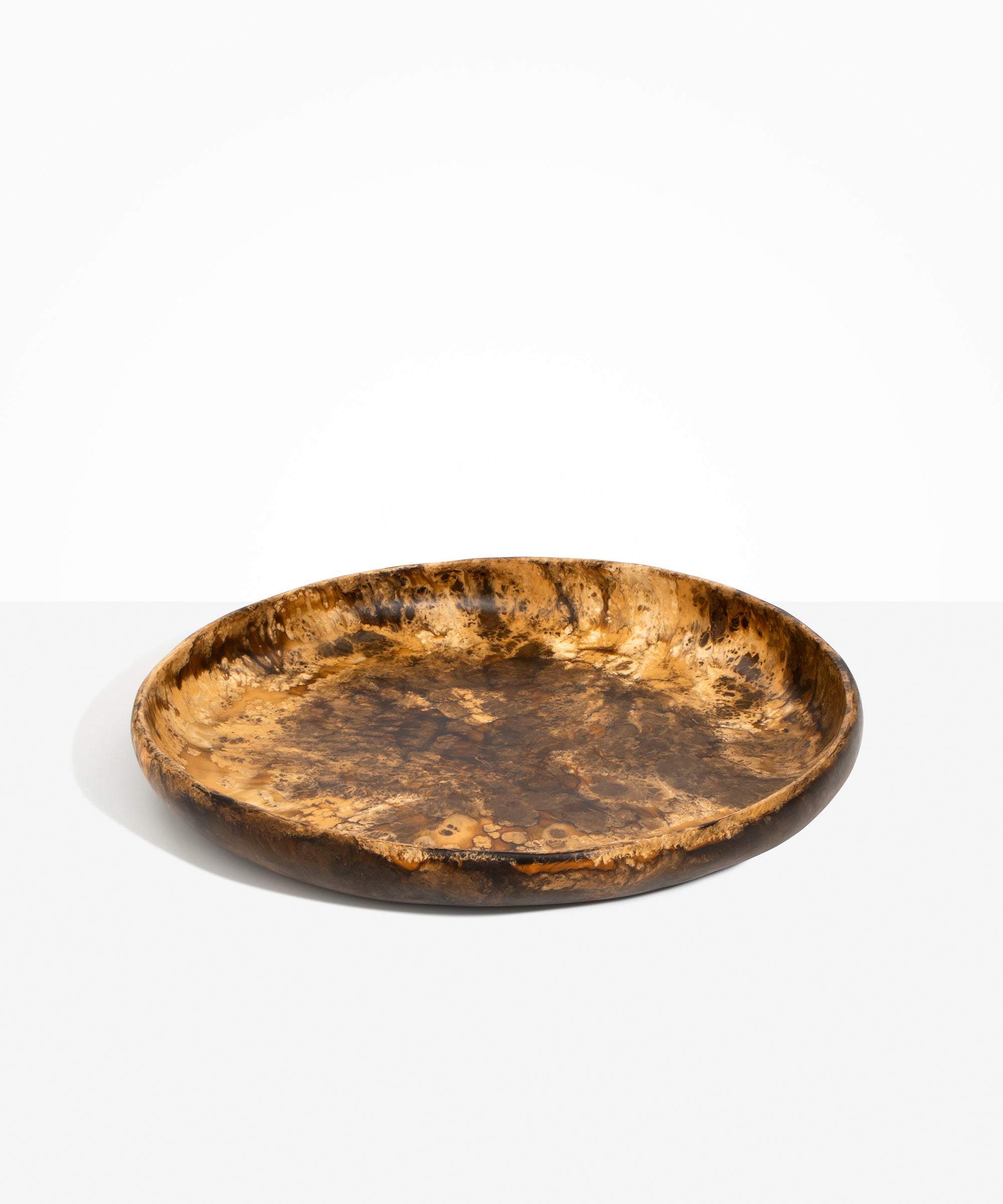Dinosaur Designs Grand Earth Bowl in Dark Horn color resin