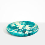Dinosaur Designs Grand Earth Bowl in Lagoon color resin