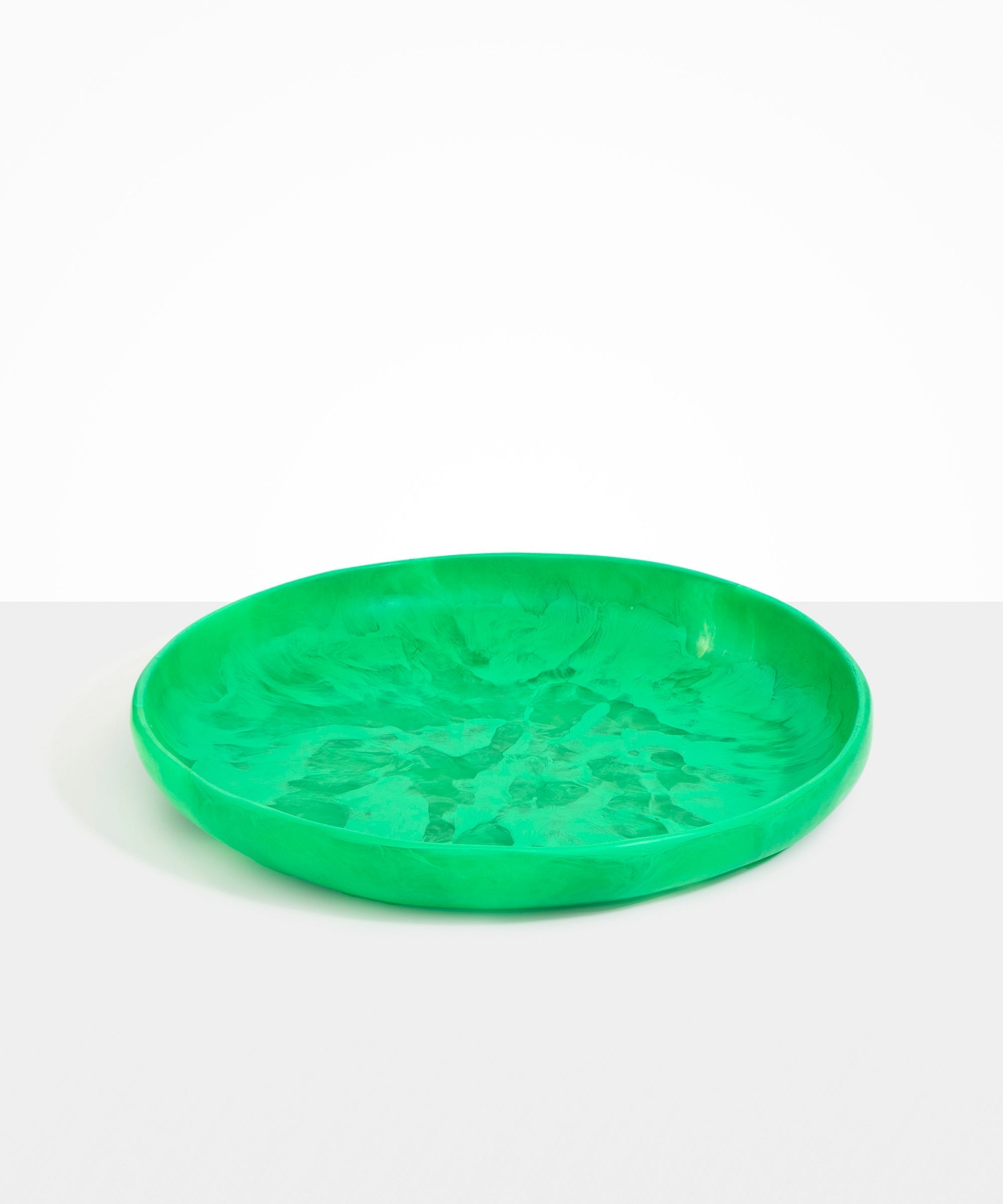 Dinosaur Designs Grand Earth Bowl in Leaf color resin